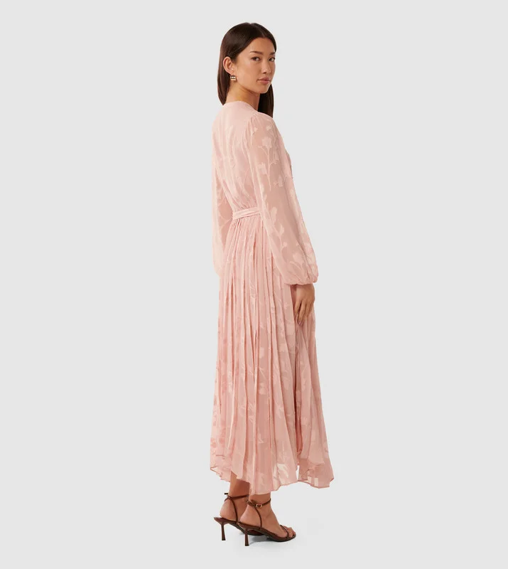 فورايفر نيو GABRIELLA Long Sleeves Midi Dress